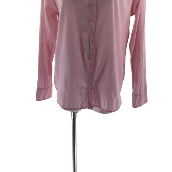 XIRENA Beau Pretty In Pink Button-Down Gauzy Blouse - Picture 4 of 8